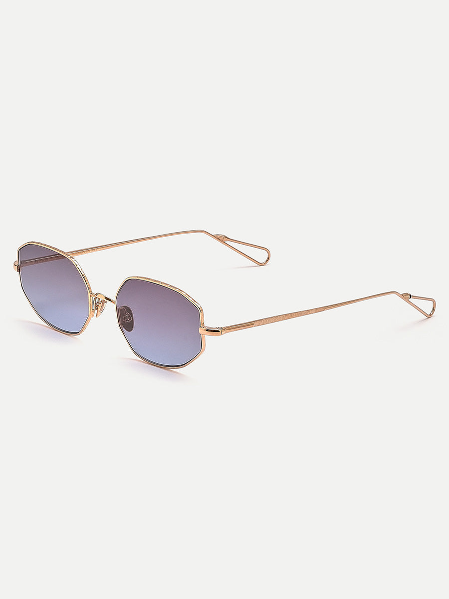 AHLEM Colombe Peony Gold Sunglasses | sunglasscurator.com
