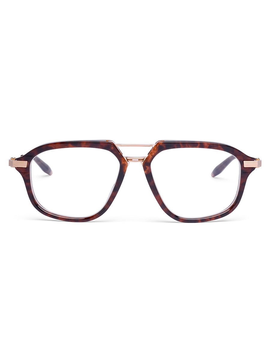 Iras Dark Havana Brushed 12k Gold 524B eyeglasses