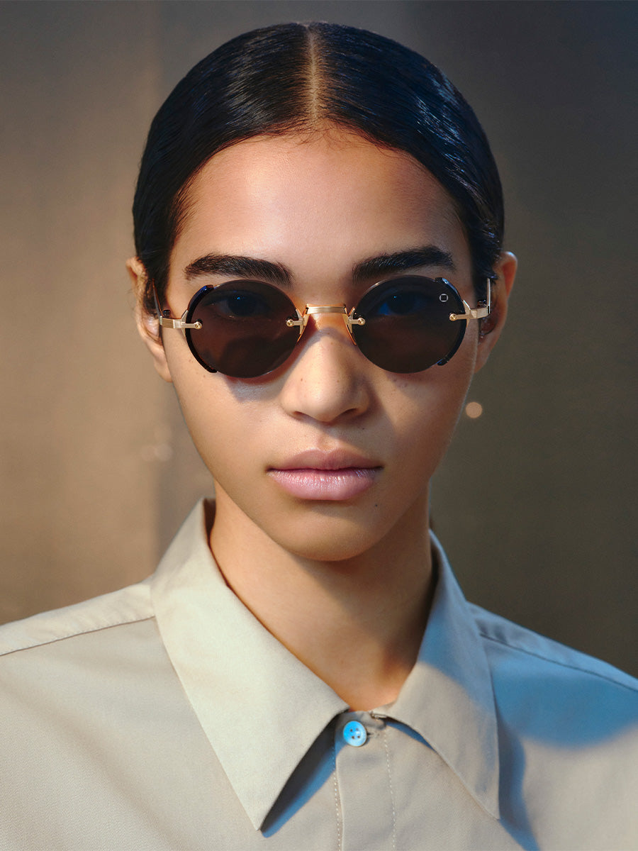 Jupiter Brushed Gold 519A sunglasses