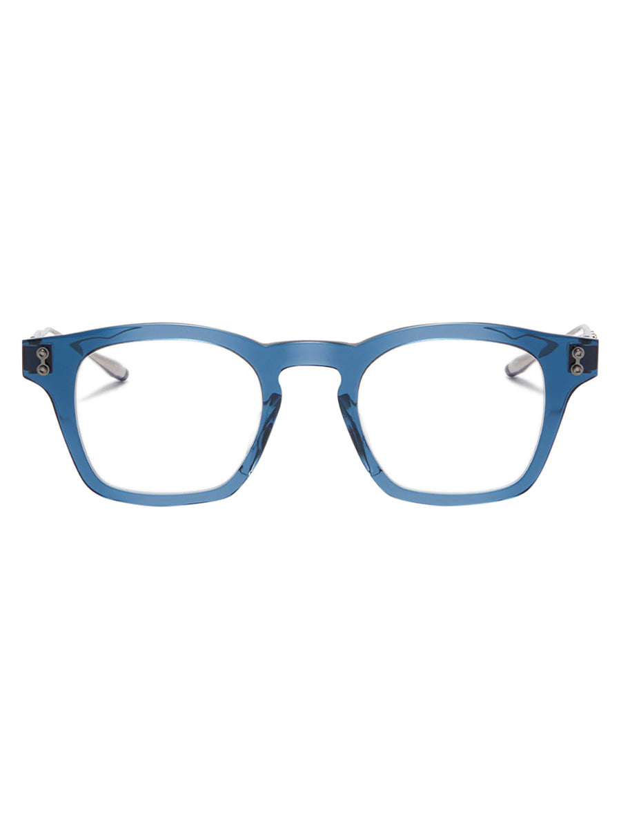 Wise Crystal Blue and Black Palladium 418D eyeglasses
