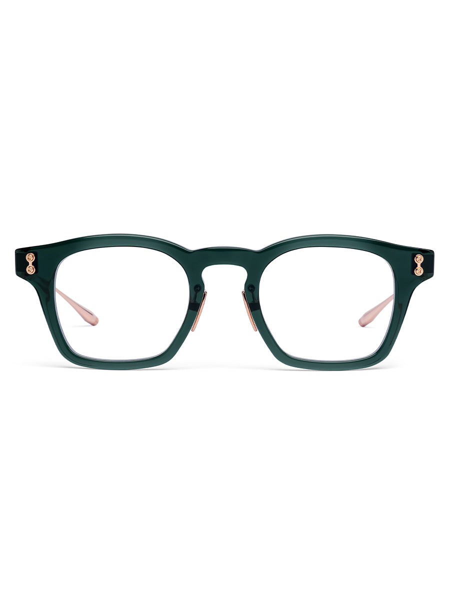 Wise Deep Emerald Green and 12k Gold 418E AF eyeglasses