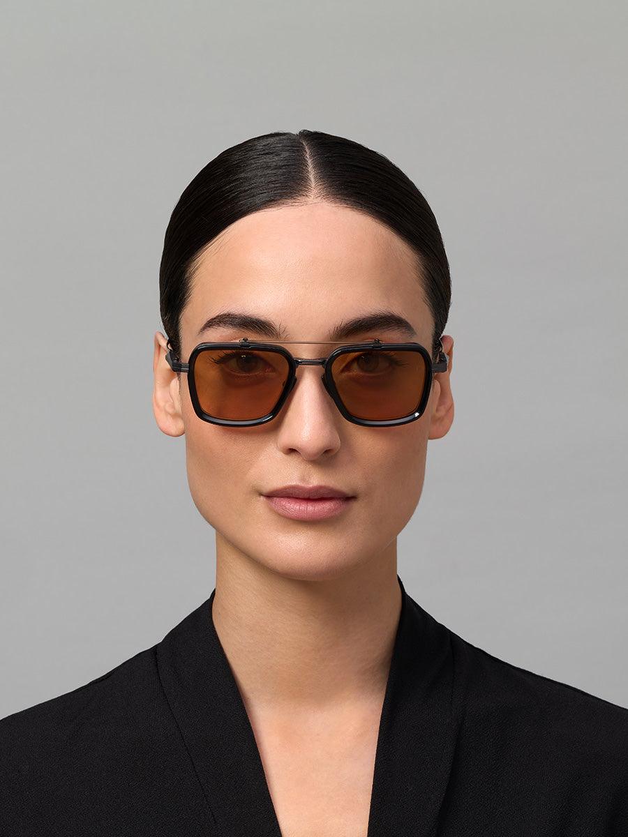 Solis Black Iron and Bronze 507E sunglasses - sunglasscurator