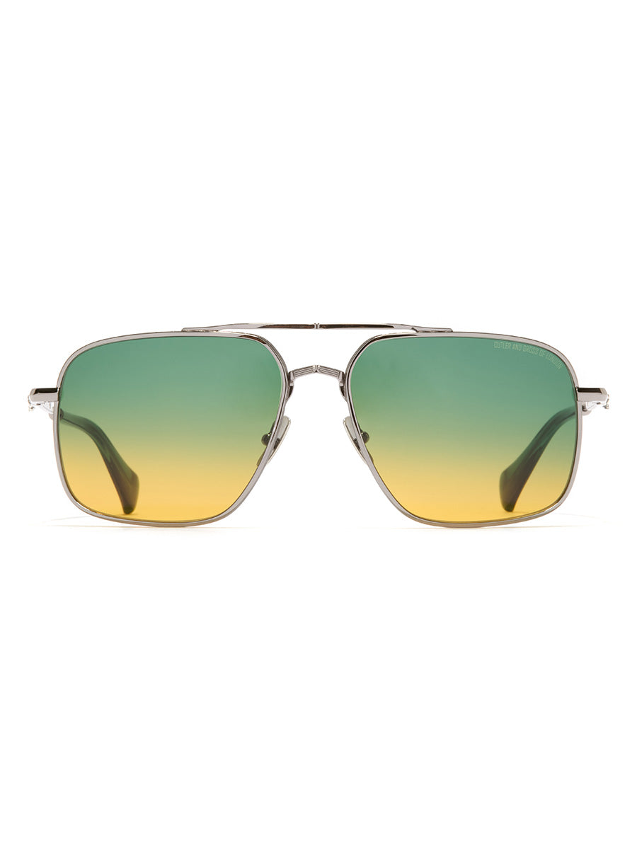 Ganton Gun Metal Silver Navigator sunglasses