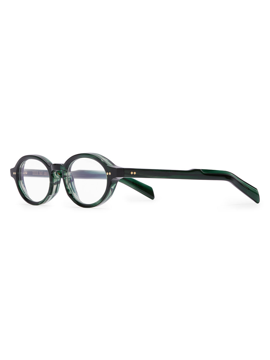 CGOP GR13 03 Striped Dark Green eyeglasses