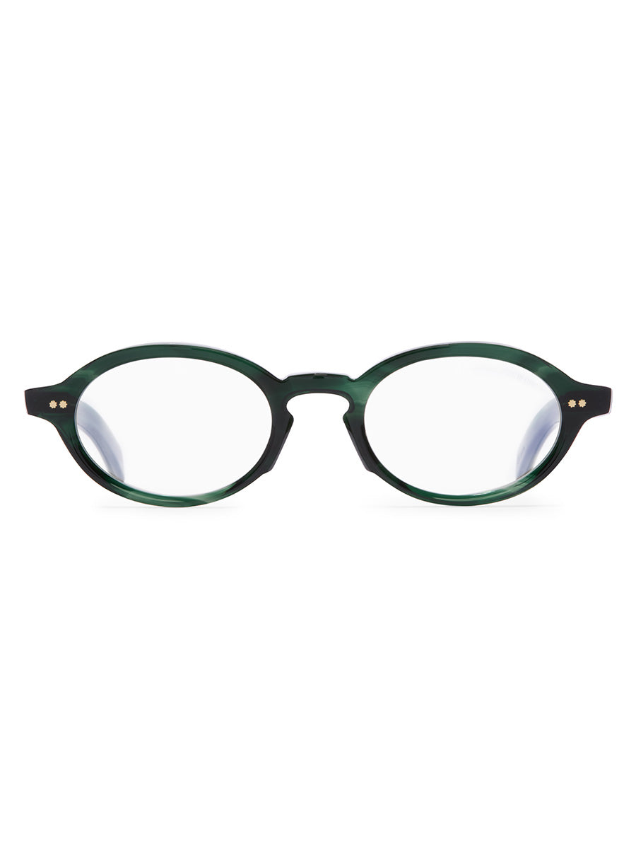 CGOP GR13 03 Striped Dark Green eyeglasses