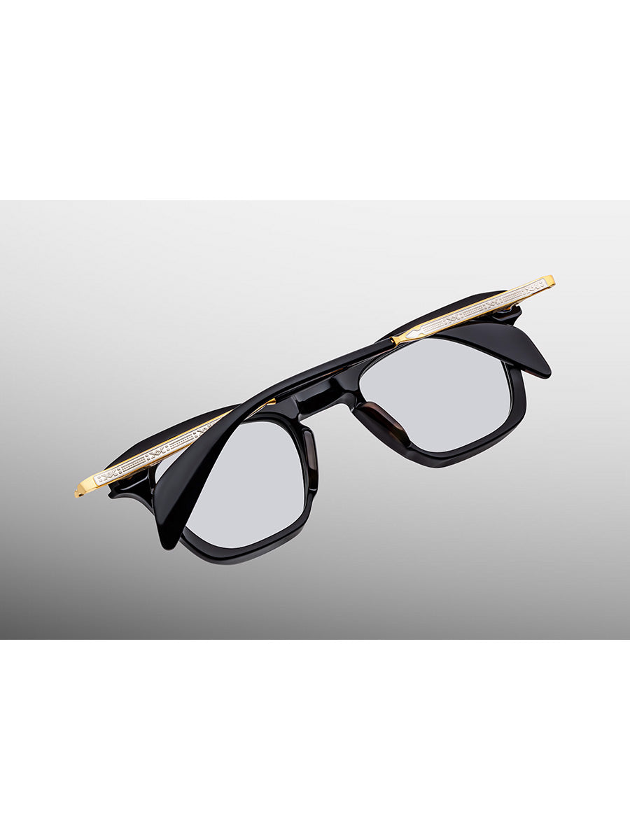 Jacques Marie Mage Kennedy Noir 15 Eyeglasses | sunglasscurator.com