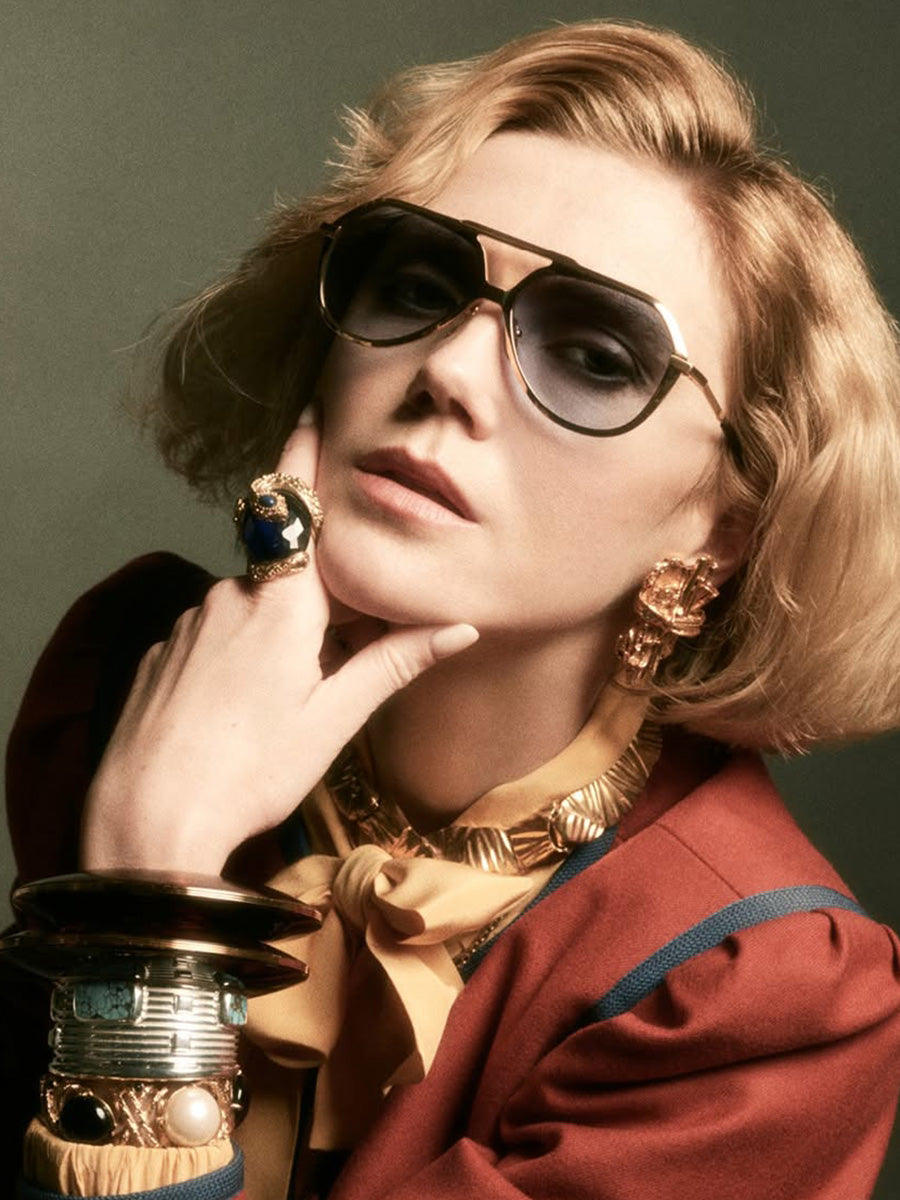 LOULOU DE LA FALAISE | Maxime Harlem sunglasses