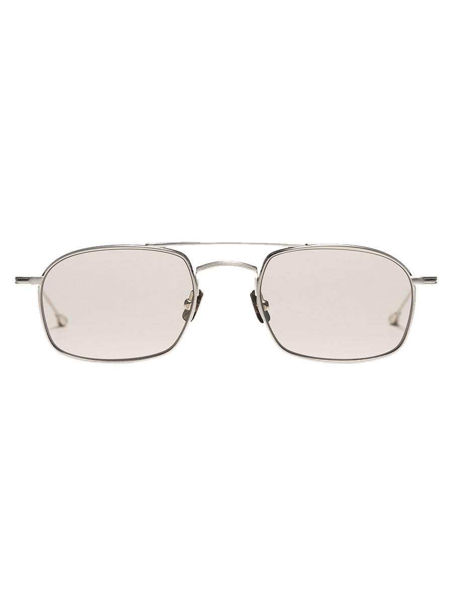 TT9 Mini Machine Brushed Silver Light Brown sunglasses