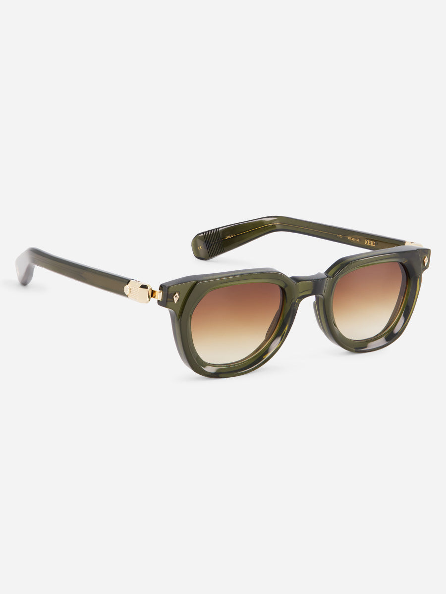 Keid DO/LG-1 Deep Olive and Lunar Gold sunglasses