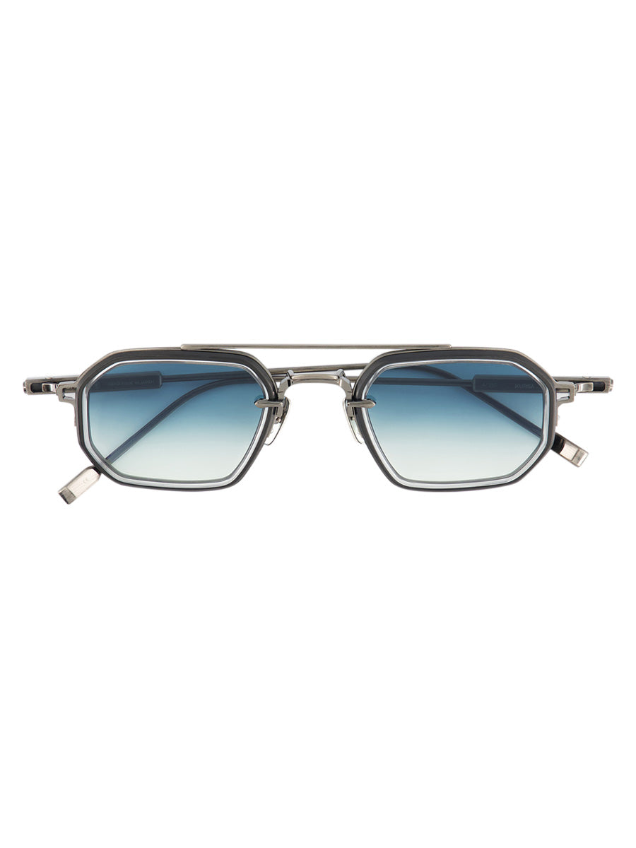 Kursa AS/BB-1 Antique Silver and Brushed Black sunglasses
