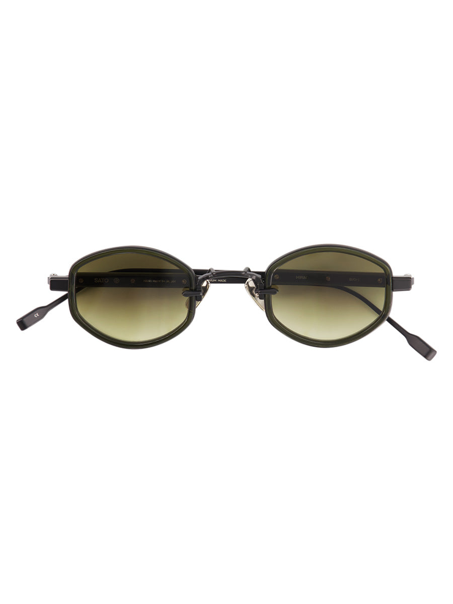 Mirac B/O-1 Matt Black and Olive sunglasses