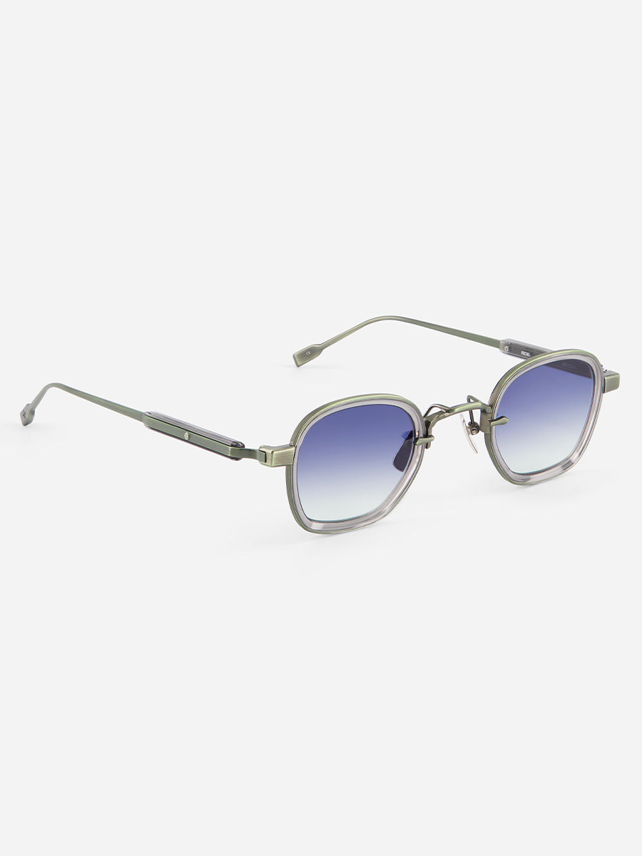 Rigel MG/GC-1 Matt Green and Grey Crystal sunglasses