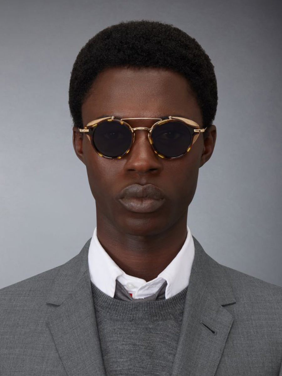 804A-215 Round Tortoise Sunglasses