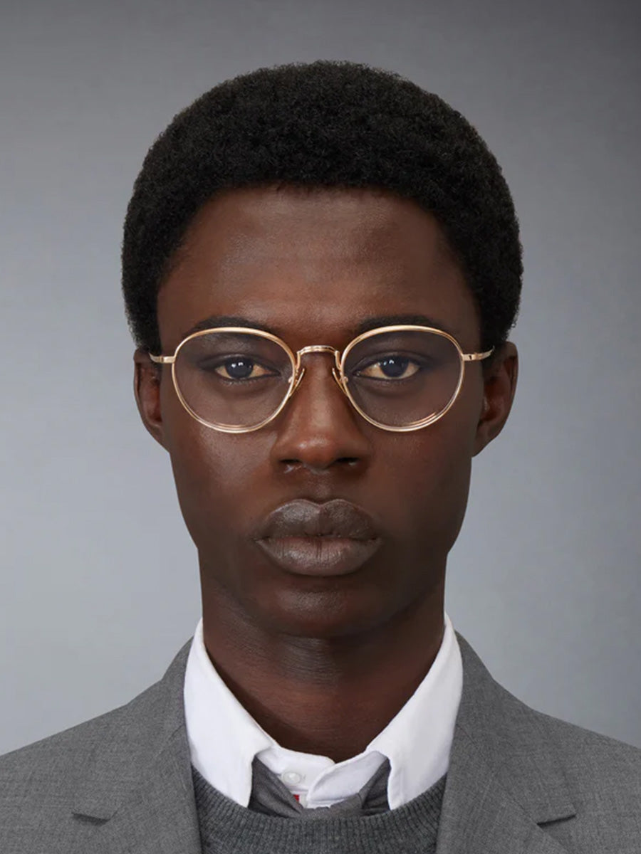 119A-710 Round Gold Eyeglasses