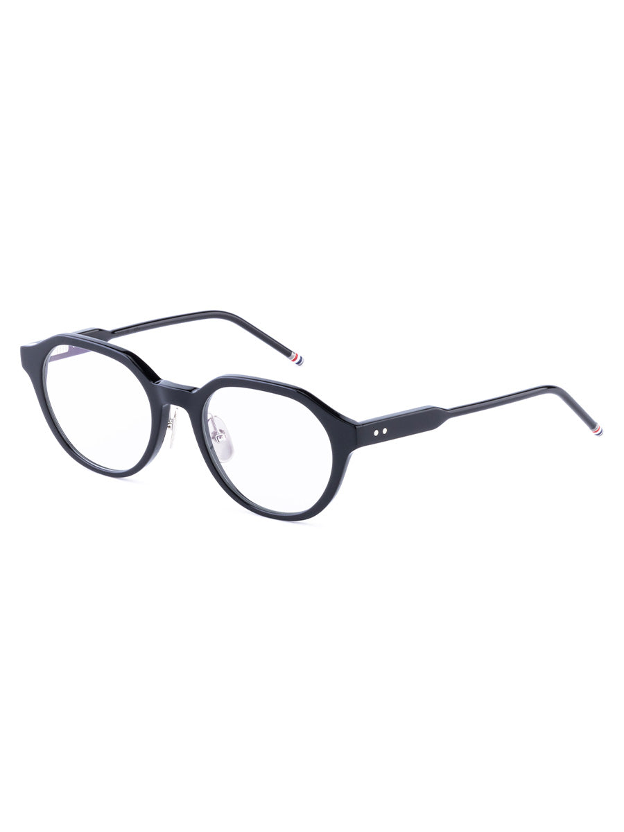 944A 001 Black Shinny Oval eyeglasses