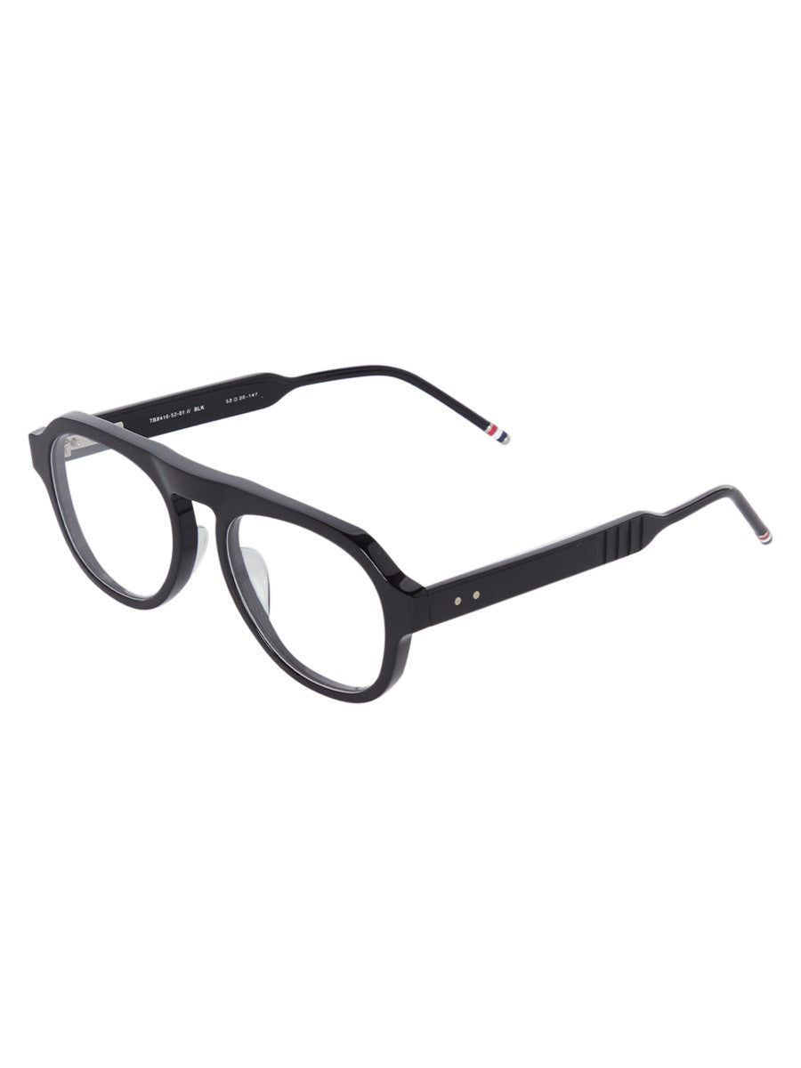 416A 001 Black Aviator eyeglasses