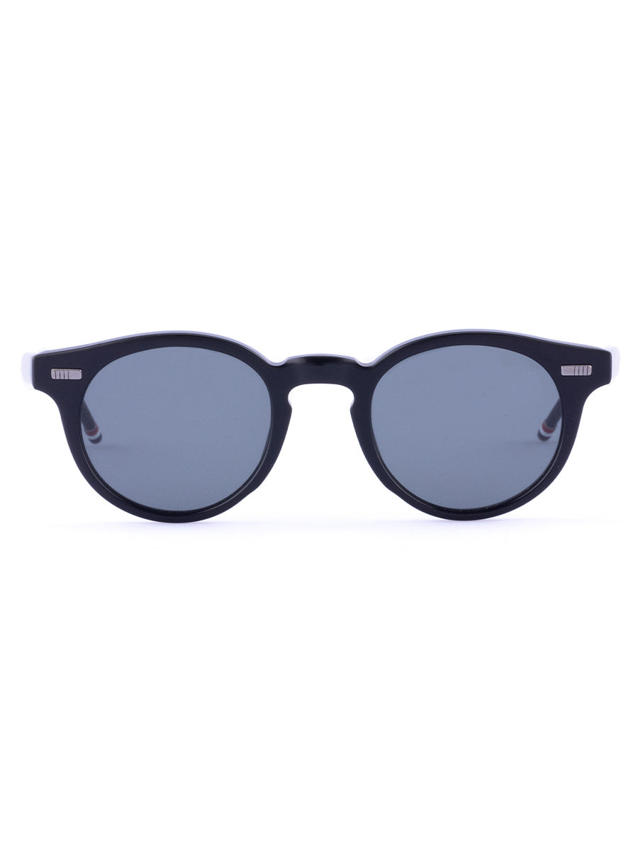404A 004 Black Round sunglasses