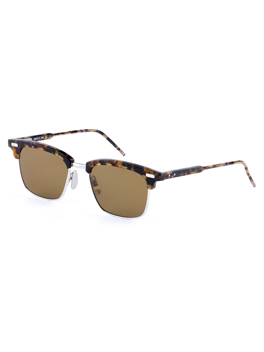 711A 205 Tokyo Tortoise Silver Plated Titanium Rectangular sunglasses