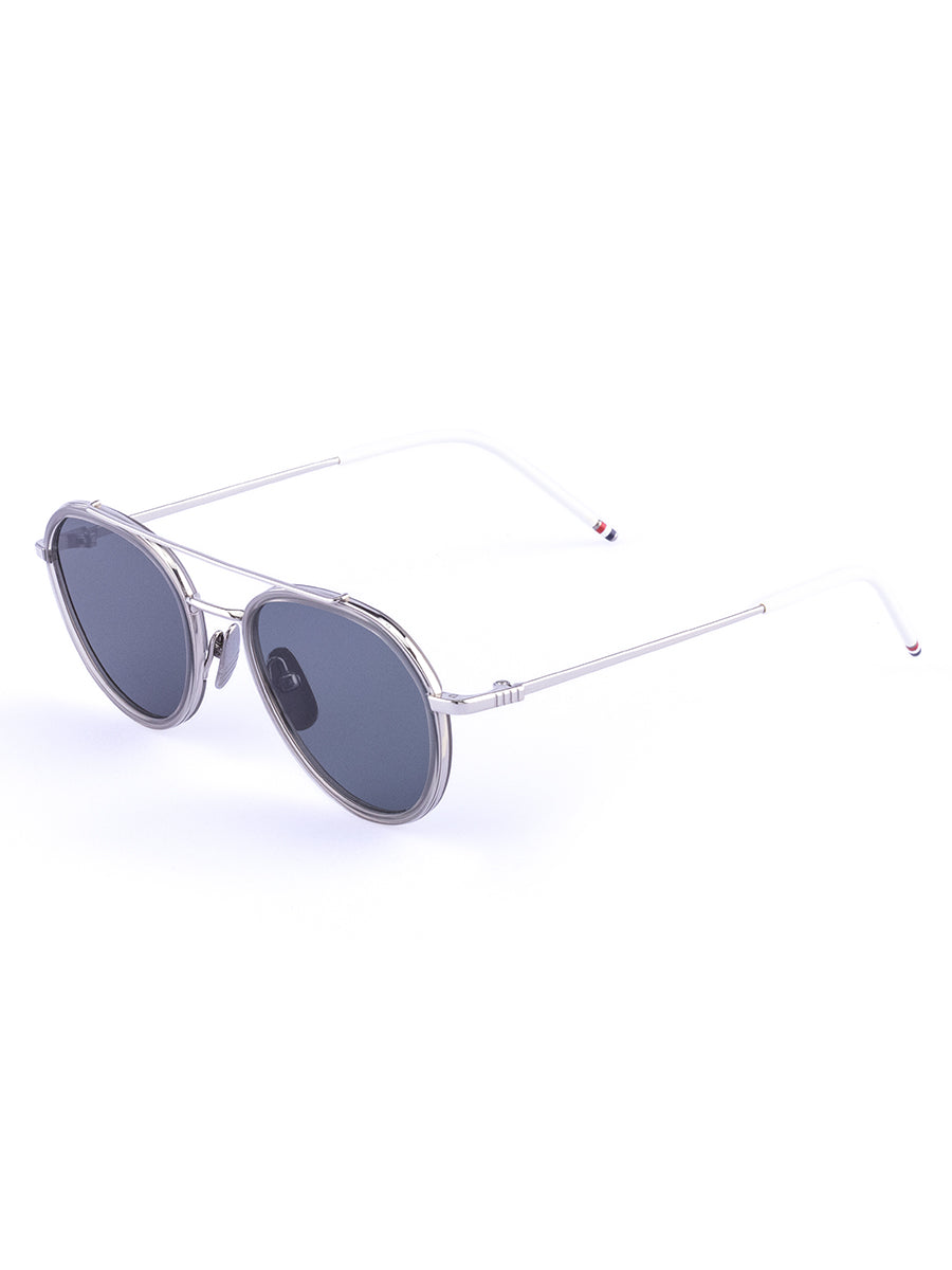 801A-060 Smoke Grey Aviator Sunglasses