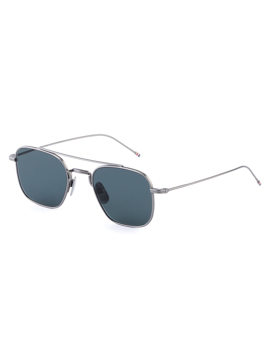 907A 035 N11 Silver Squared Aviator sunglasses