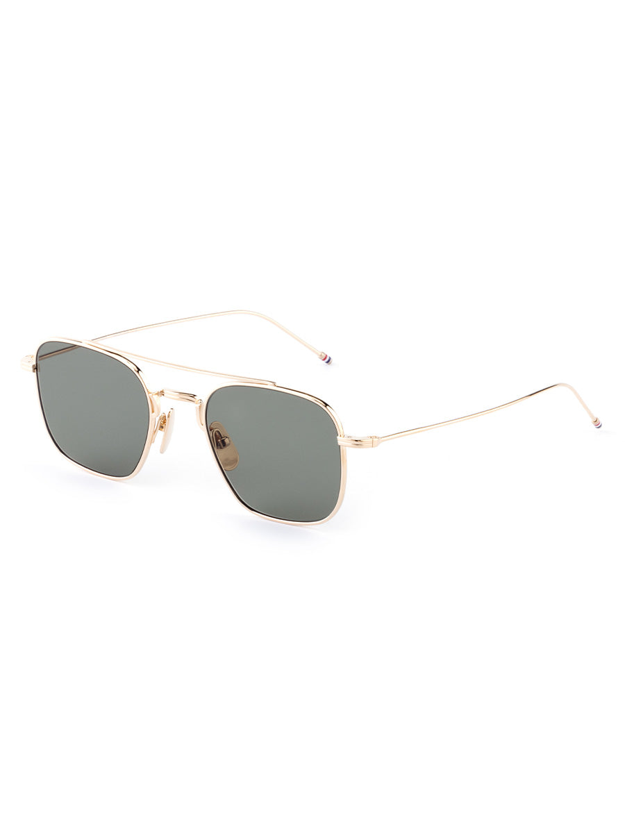 907A 711 12k Gold Plated G15 Squared Aviator sunglasses