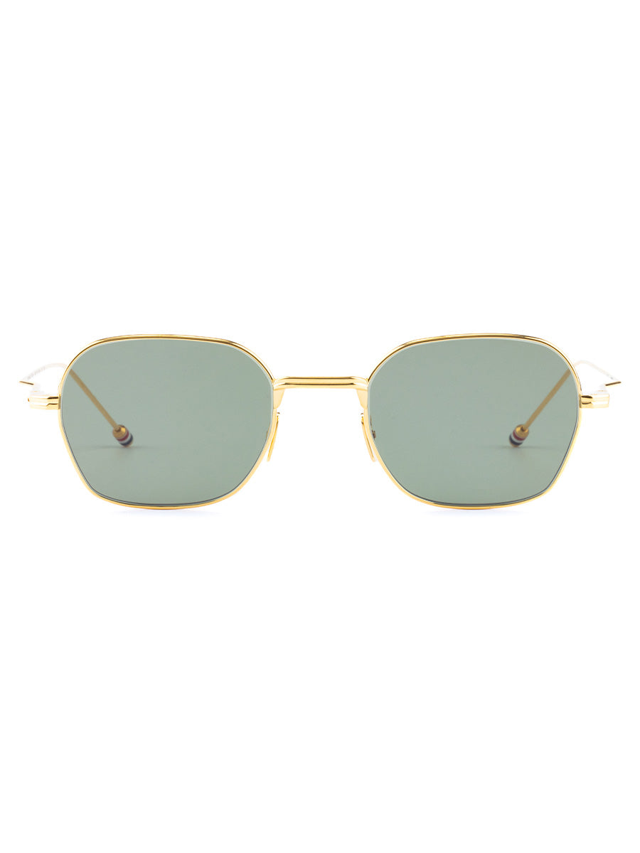 936A 712 18k Gold Plated Titanium Rectangular sunglasses