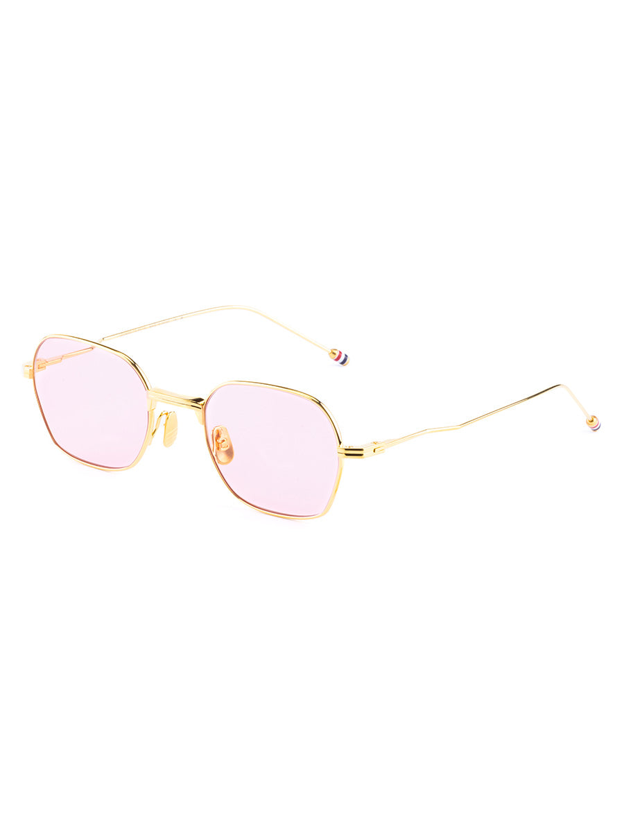 936A 712 18k Gold Plated Titanium Rectangular sunglasses