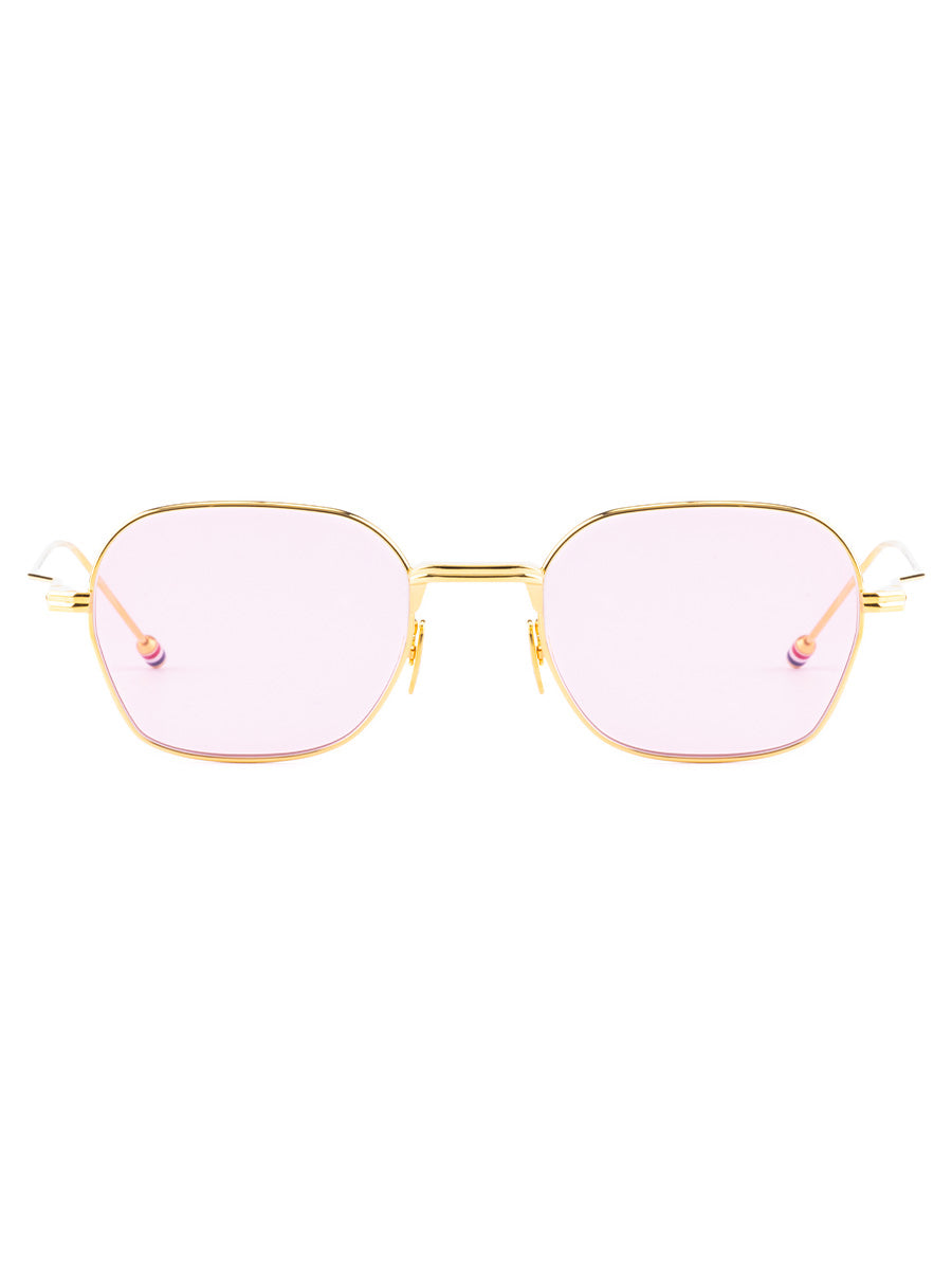 936A 712 18k Gold Plated Titanium Rectangular sunglasses
