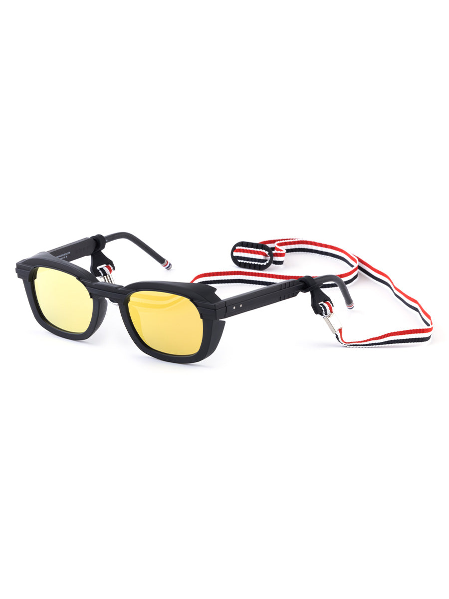 940A 001 Black Rectangular Injection sunglasses