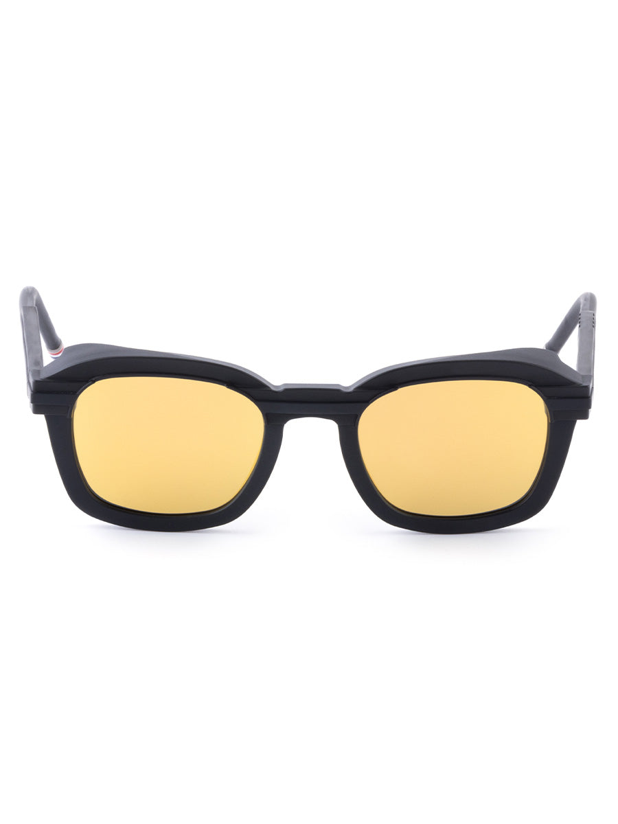 940A 001 Black Rectangular Injection sunglasses