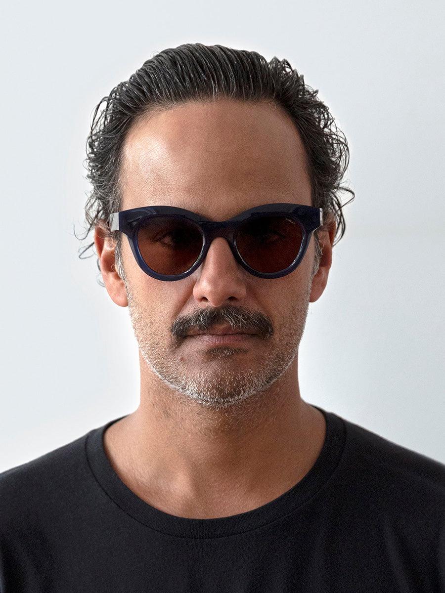 Lapima Guga Ocean Solid Sunglasses | sunglasscurator.com display picture 1