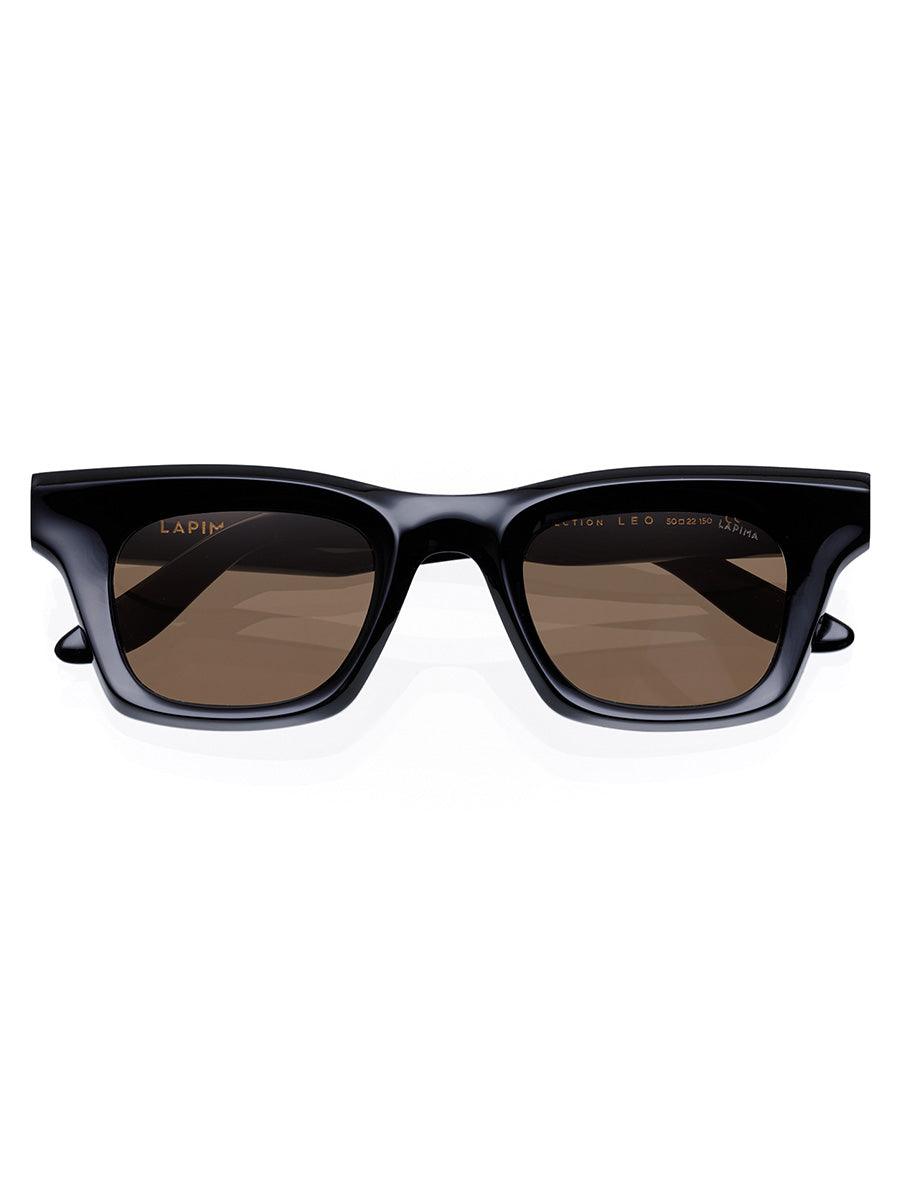 Leo Black Solid sunglasses - sunglasscurator