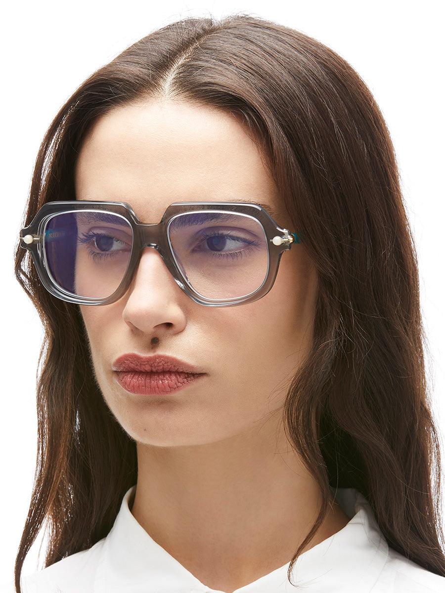 KUBORAUM Mask P13 GY Eyeglasses | sunglasscurator.com