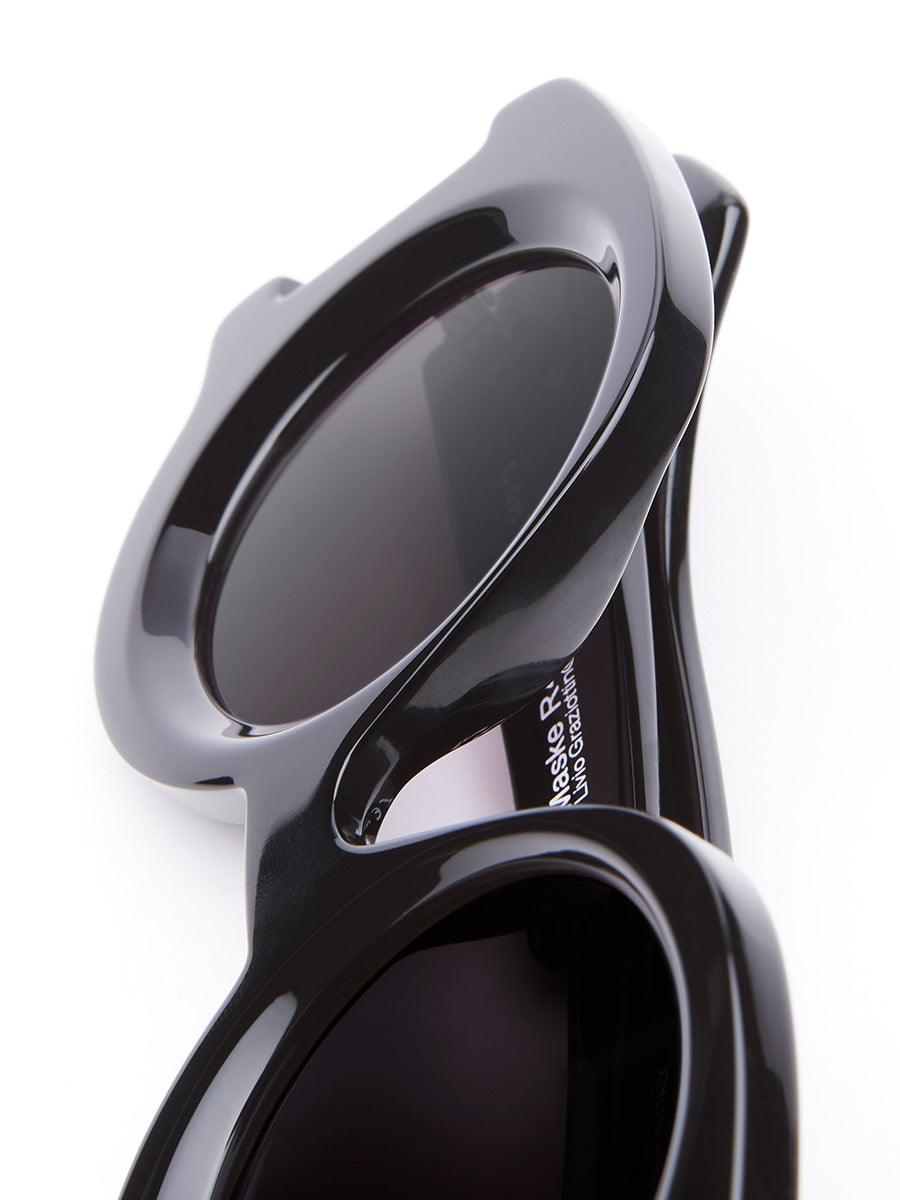 Mask R4 Black Shine sunglasses - sunglasscurator