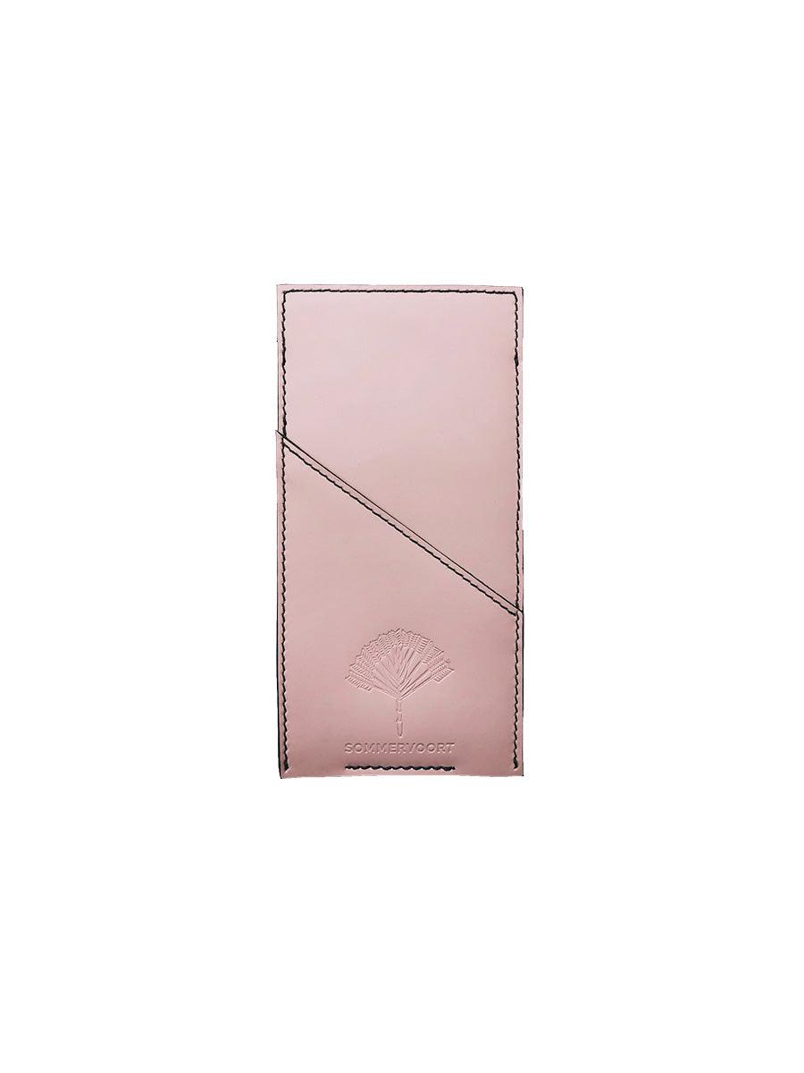 Pink Sorbet pocket leather glasses case - sunglasscurator