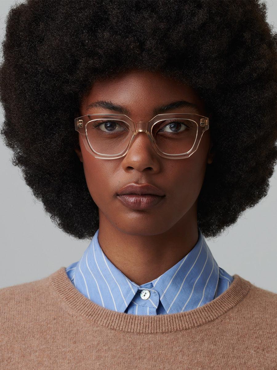 AHLEM Pont Mirabeau Dry Pampas Eyeglasses | sunglasscurator.com