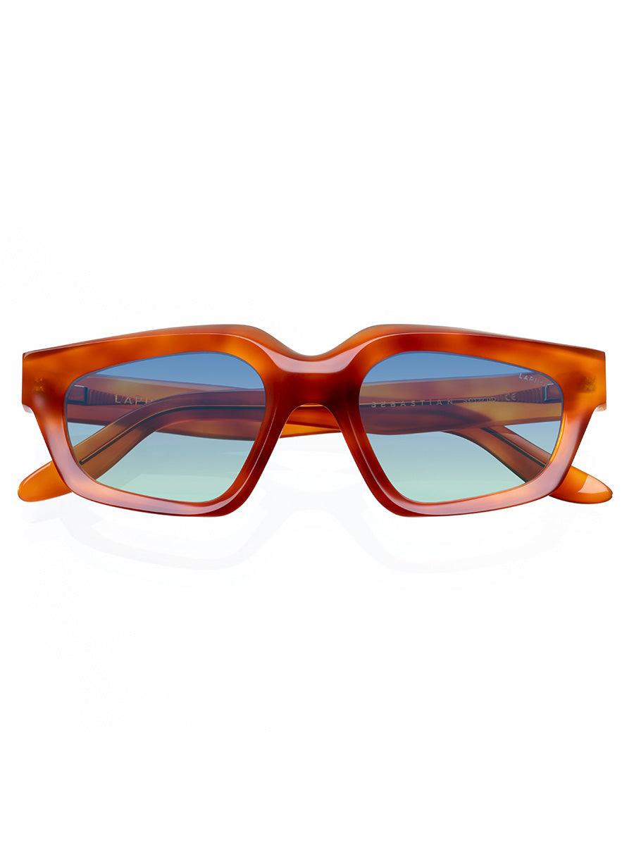 Sebastian Caramel Blue Sky sunglasses - sunglasscurator