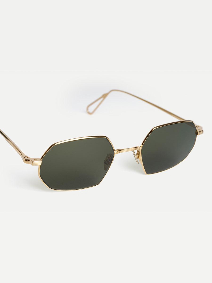 AHLEM Triomphe Champagne/G15 Sunglasses | sunglasscurator.com