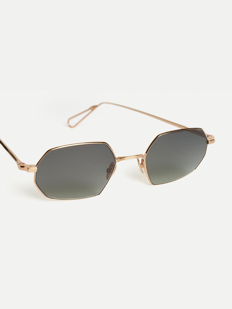 AHLEM Triomphe Peony Gold Sunglasses | sunglasscurator.com